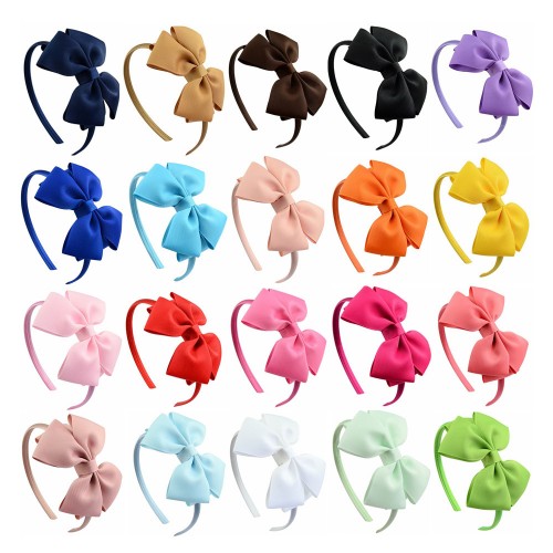 Girl Multicolor Bow Hair Hoop